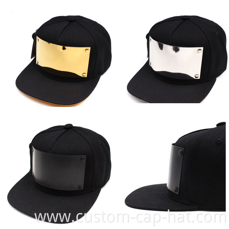 Gold Plated Snapback Caps 